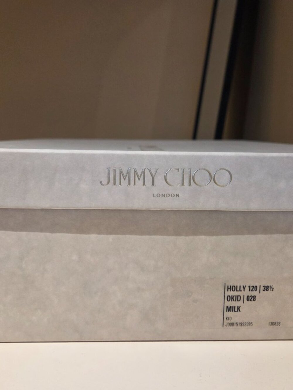 Jimmy Choo | Holly 120 | Milk | Size US 8 / EU 38.5 - Picture 2 of 2
